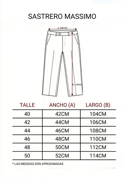 Pantalón Sastrero Massimo