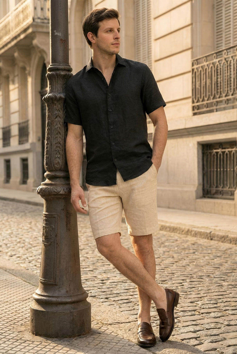 Bermuda Positano Lino Premium