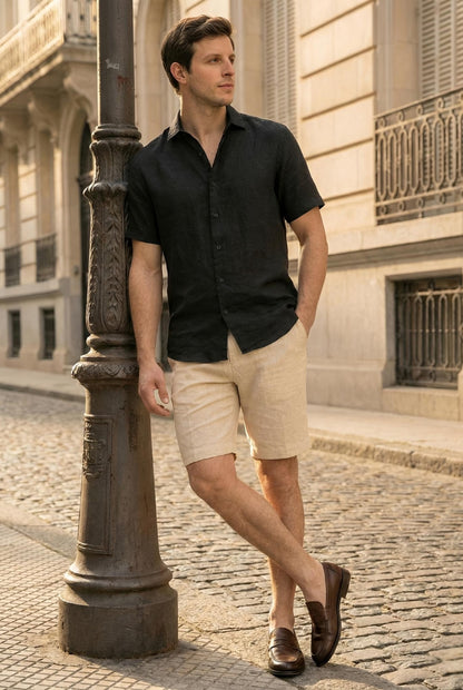 Bermuda Positano Lino Premium