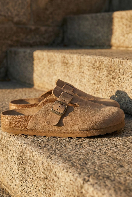 Zuecos Cafuné - Cuero & Gamuza