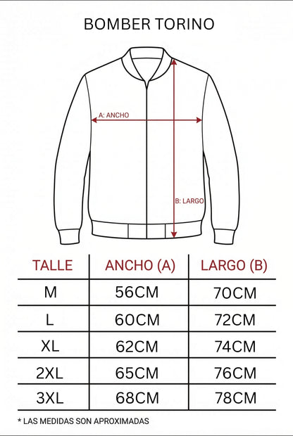 Bomber Torino Gamuza