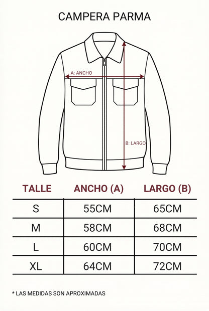 Campera Parma - Gamuza Premium