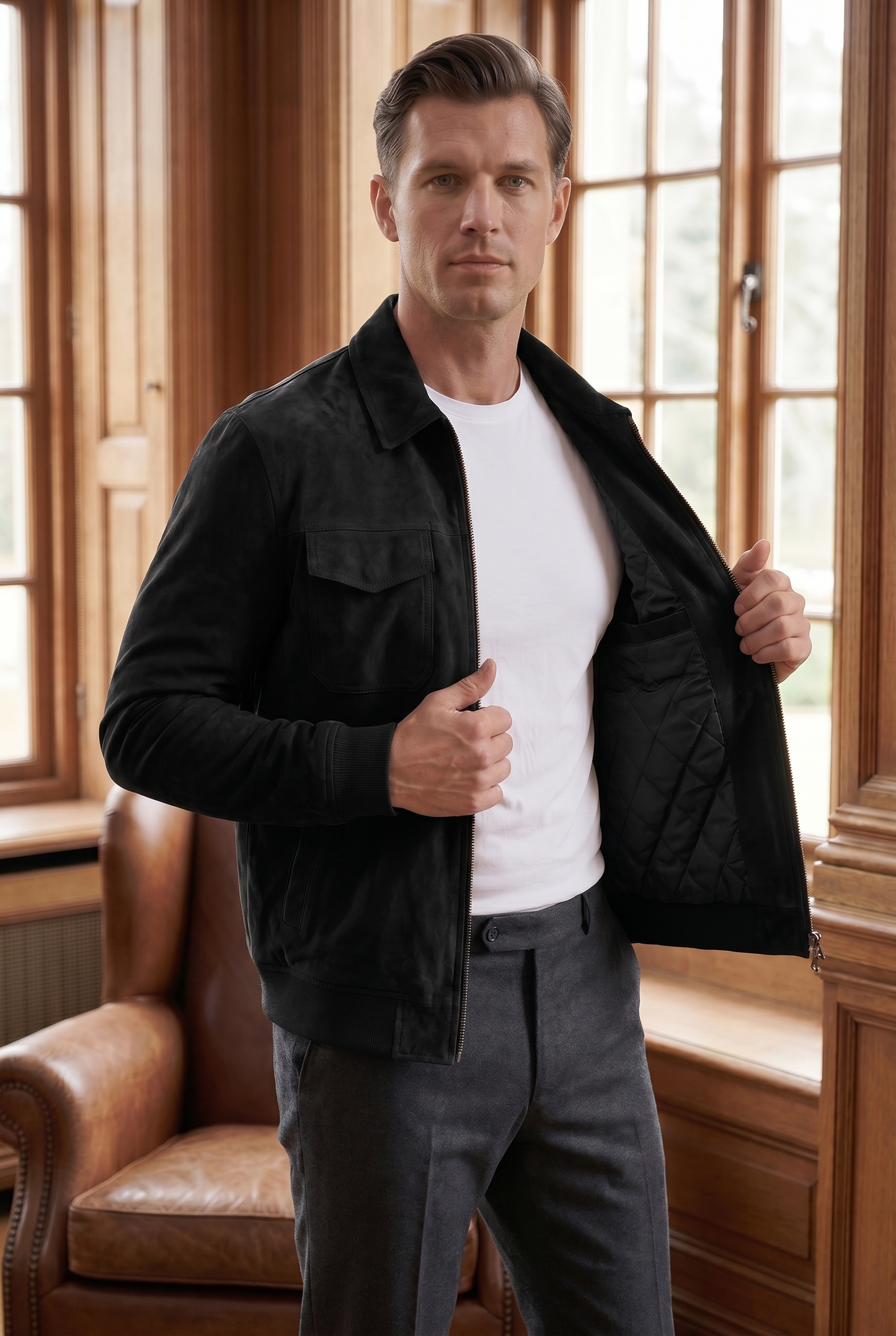 Campera Parma - Gamuza Premium