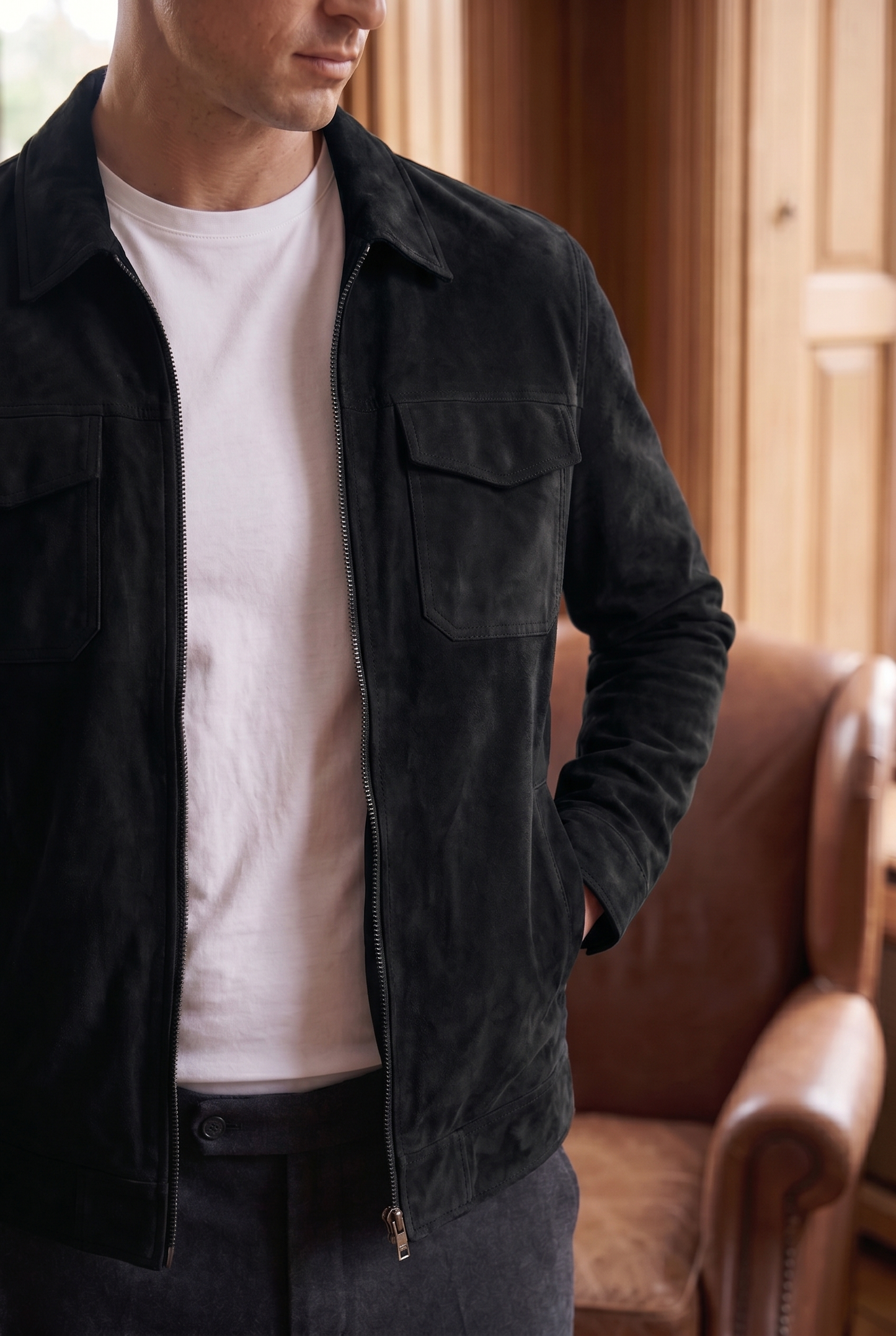 Campera Parma - Gamuza Premium