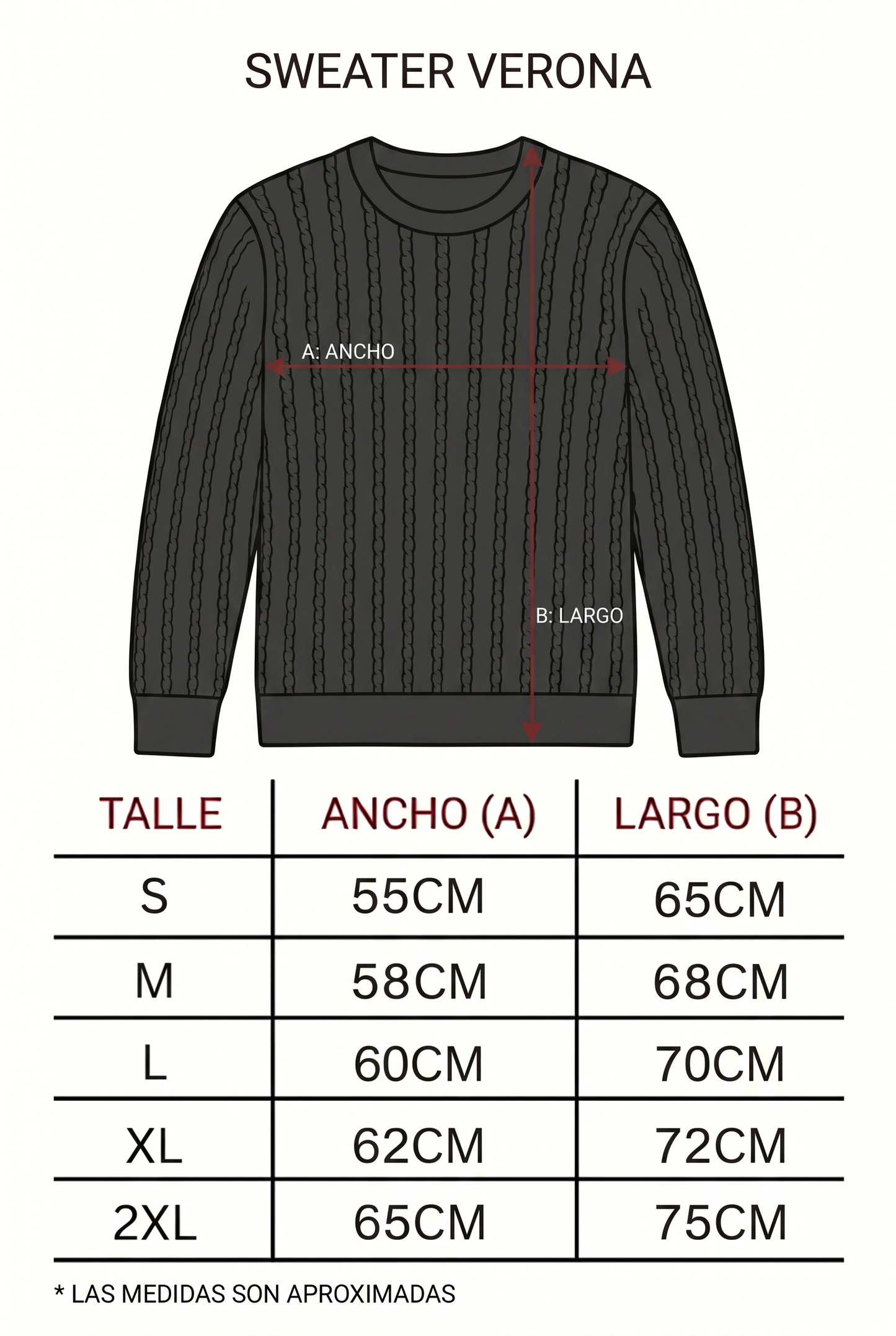 Sweater Trenzado Verona