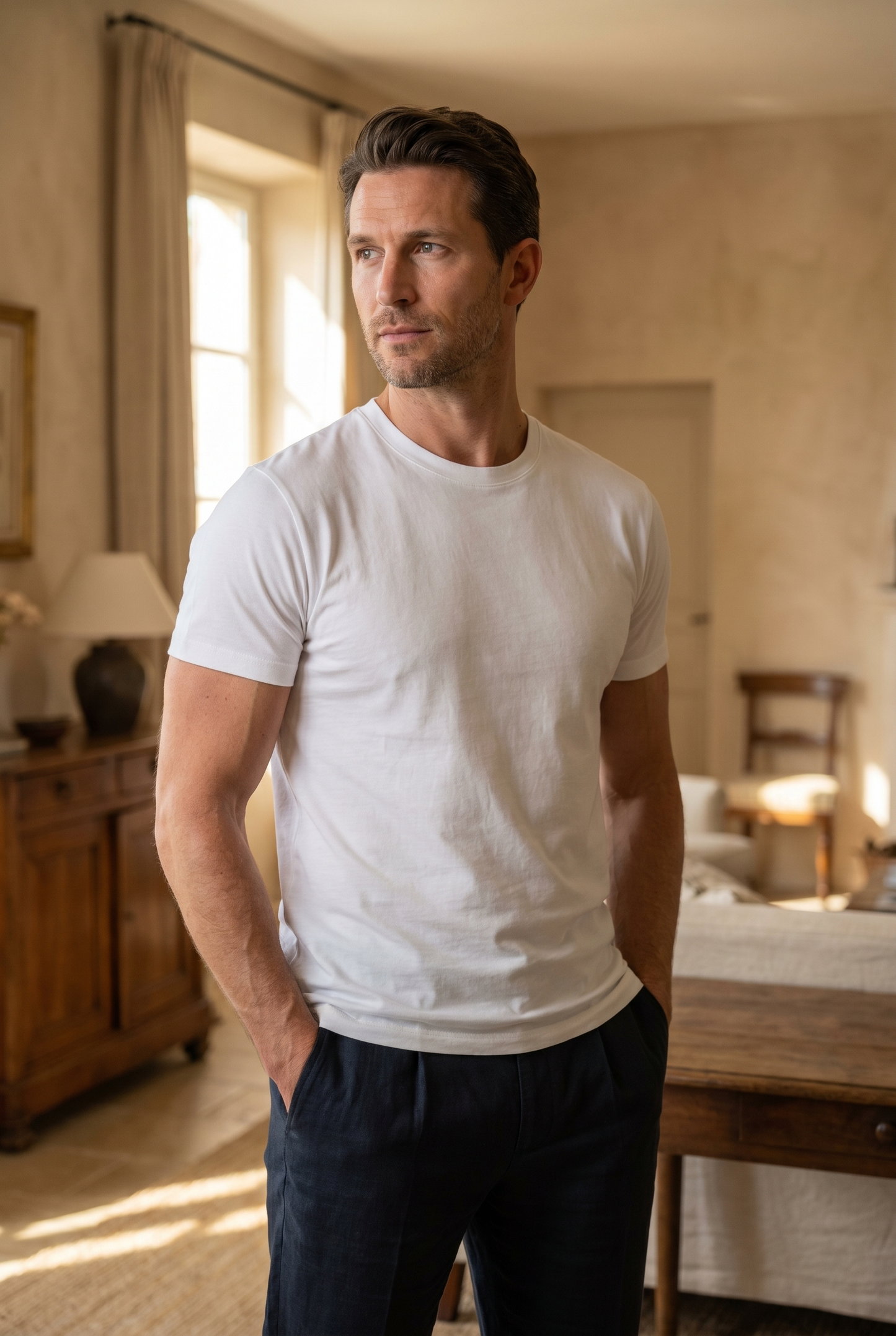 Remera Toscana Básica - Algodón Premium
